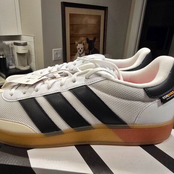 Adidas Training Spezial White Black Gum JP7392 Mens Size 12 Crossfit NEW CORDURA - Picture 6 of 16